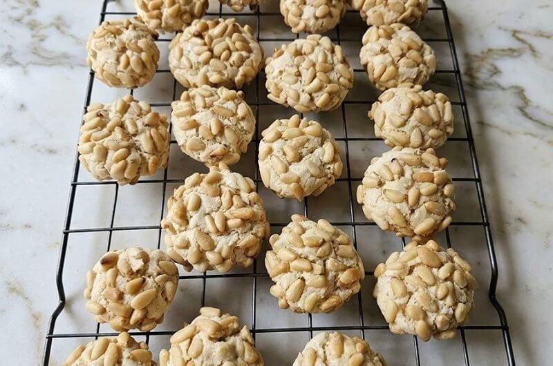 Classic Chewy Italian Pignoli Cookies
