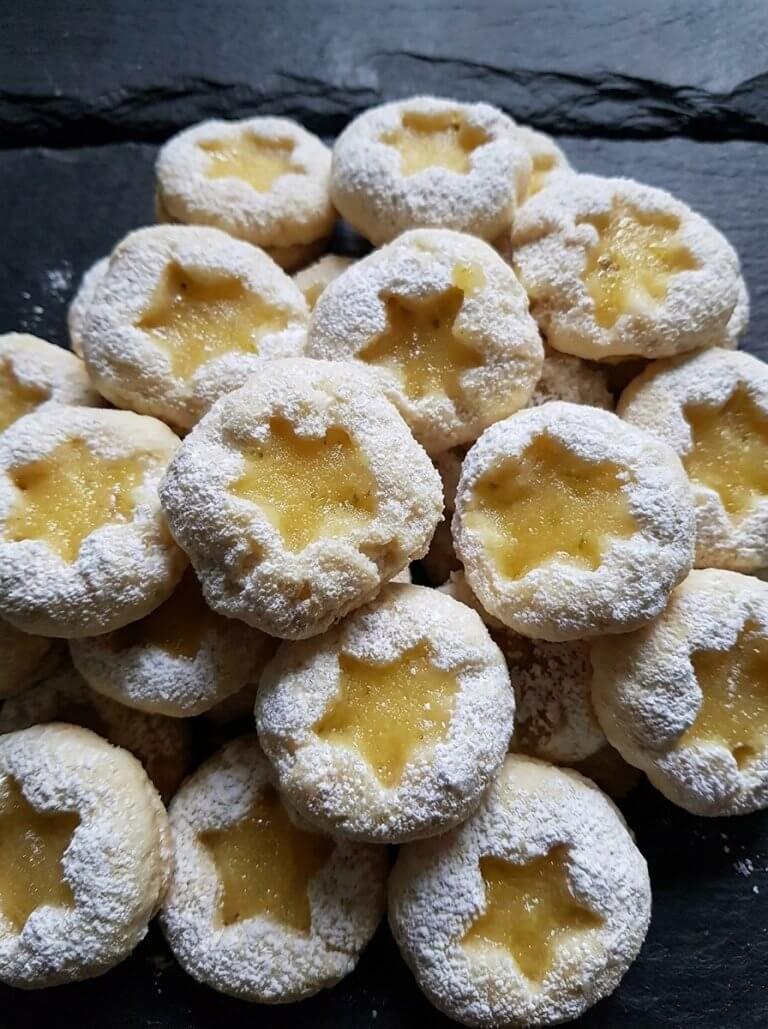 Apricot Cream Cheese Thumbprint Cookies