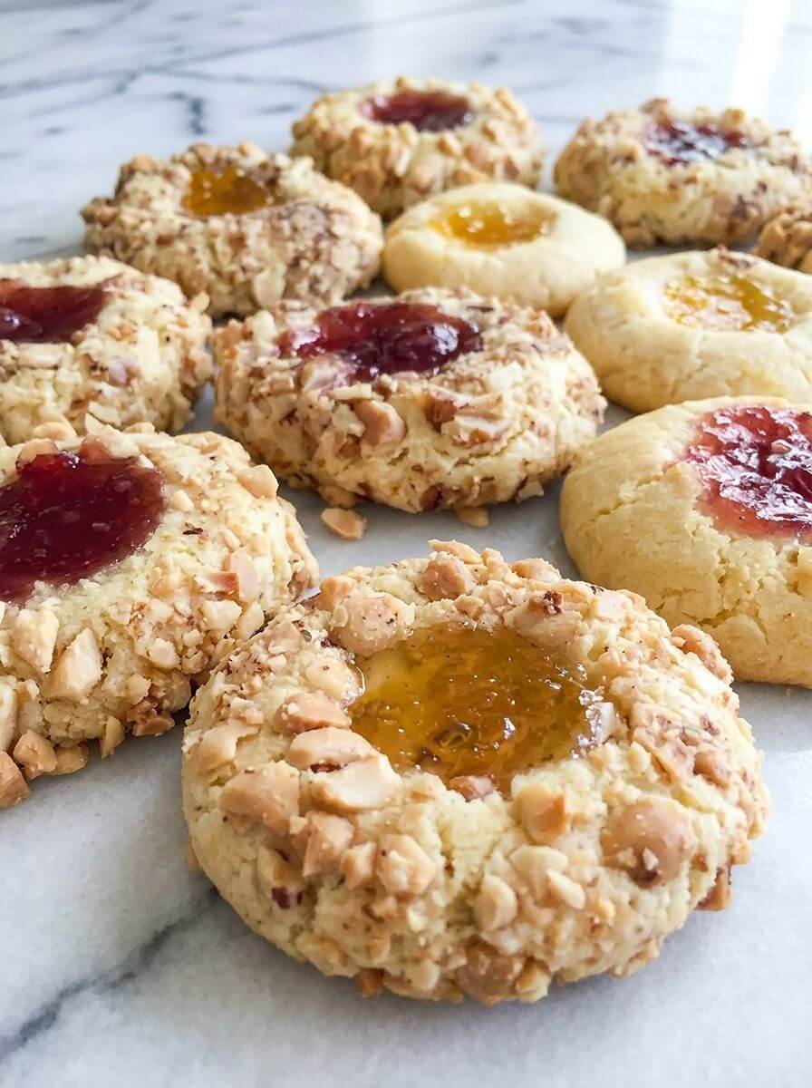 Jam Thumbprint Cookies