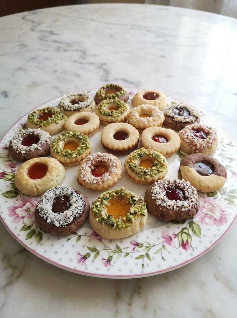 Buttery Orange-Cinnamon Snowflake Spritz Cookies