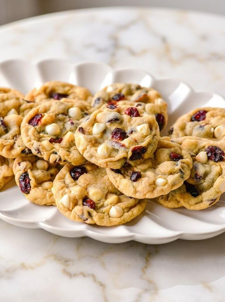 White Chocolate Cranberry Cookies