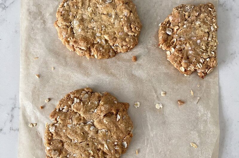 Anzac Biscuits (Australian Coconut-Oat Cookies)