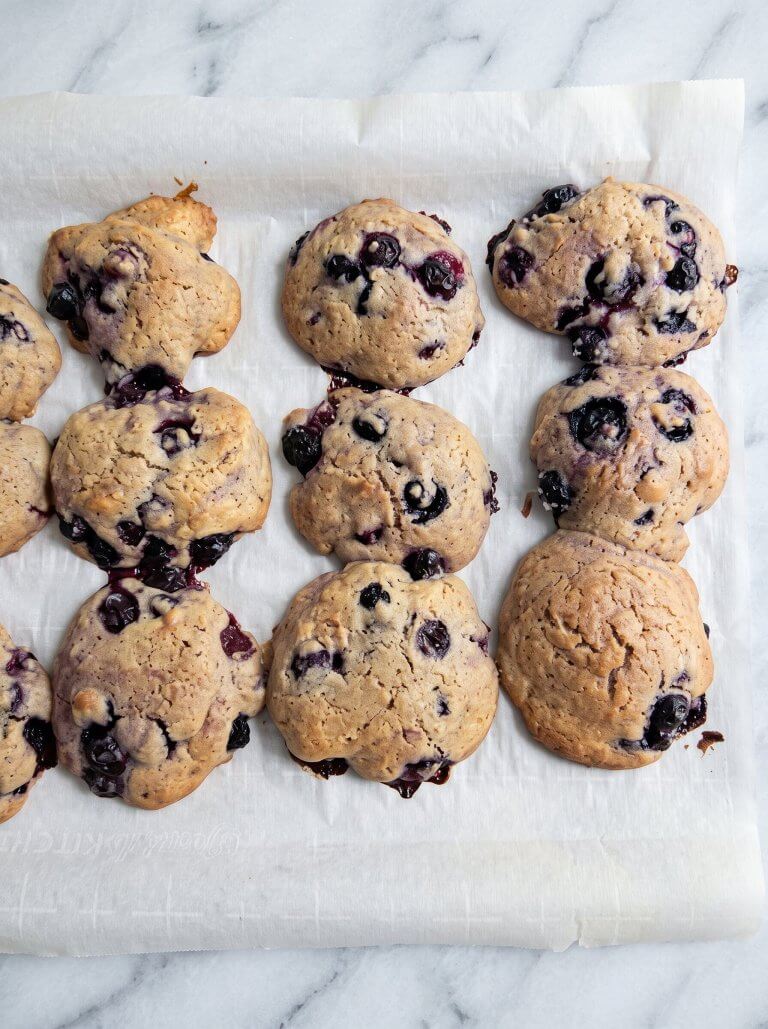 Soft Blueberry Cookies