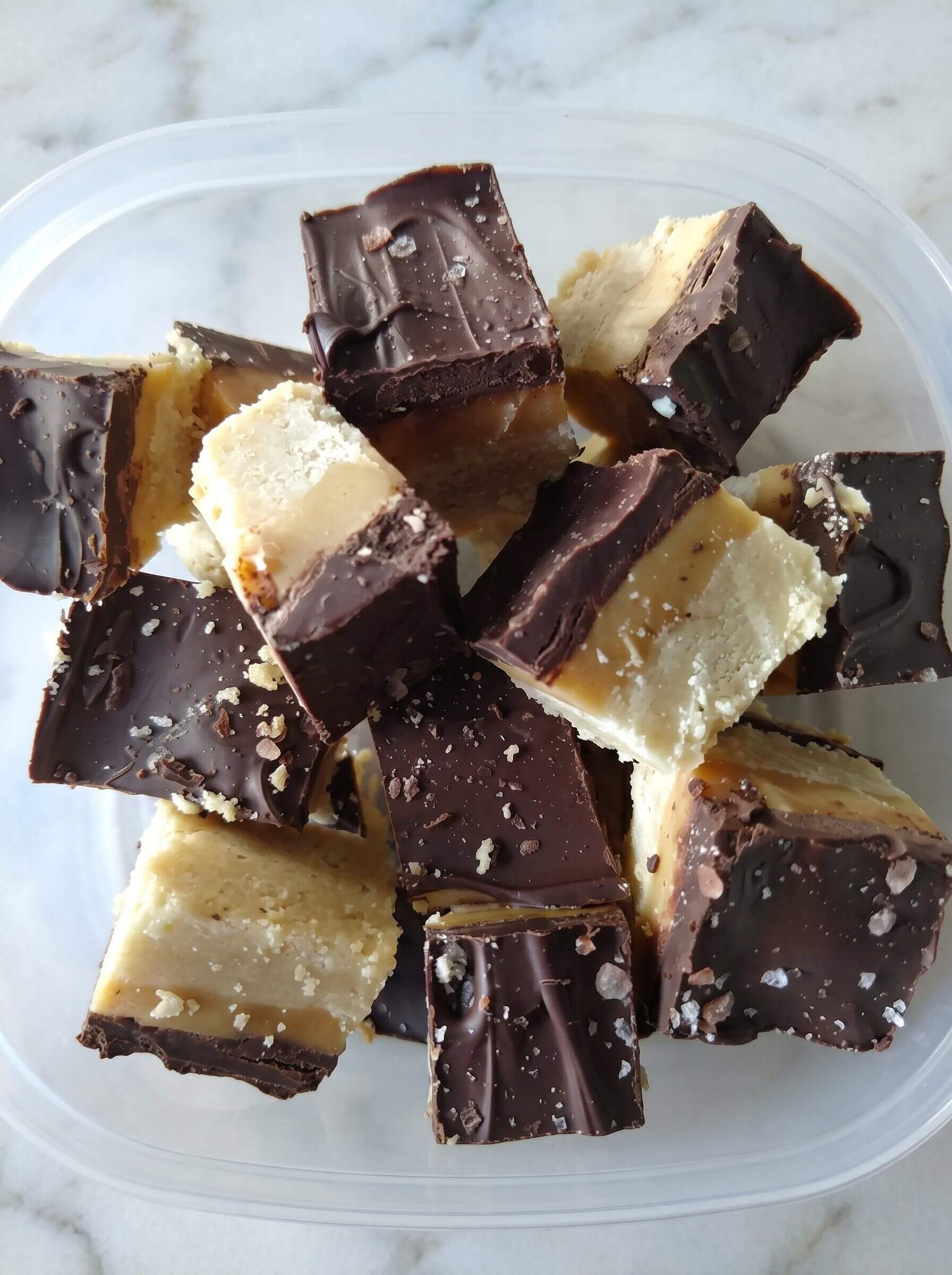 Caramel Shortbread Squares