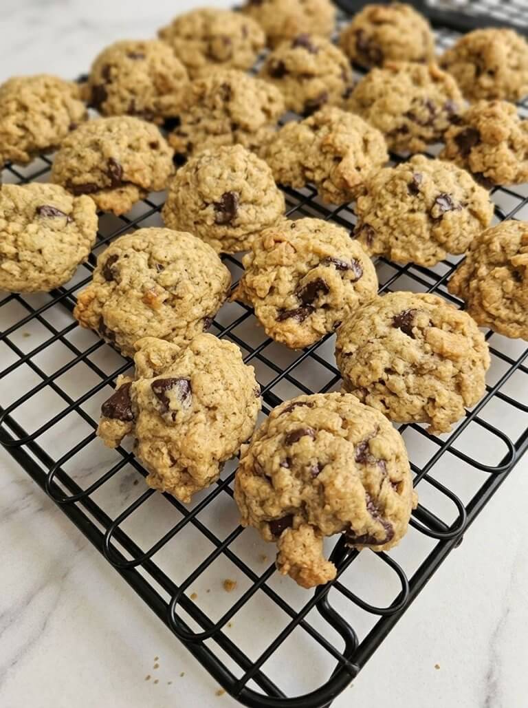 Chewy Chocolate Chip Oatmeal Cookies