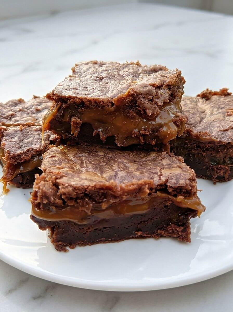 Chocolate Caramel Brownies