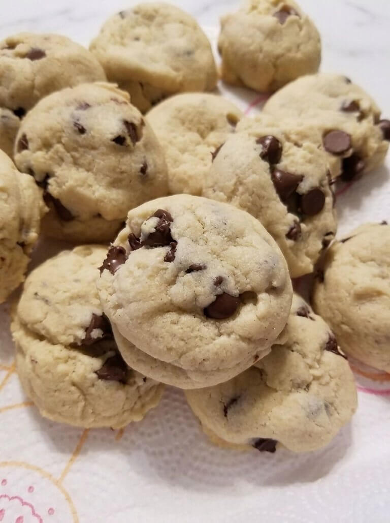 Chocolate Chip Shortbread Cookies