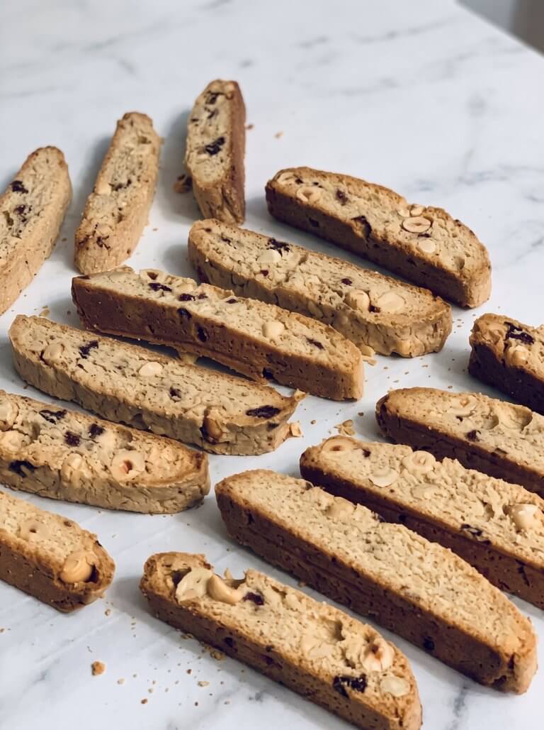 Cinnamon Hazelnut Biscotti