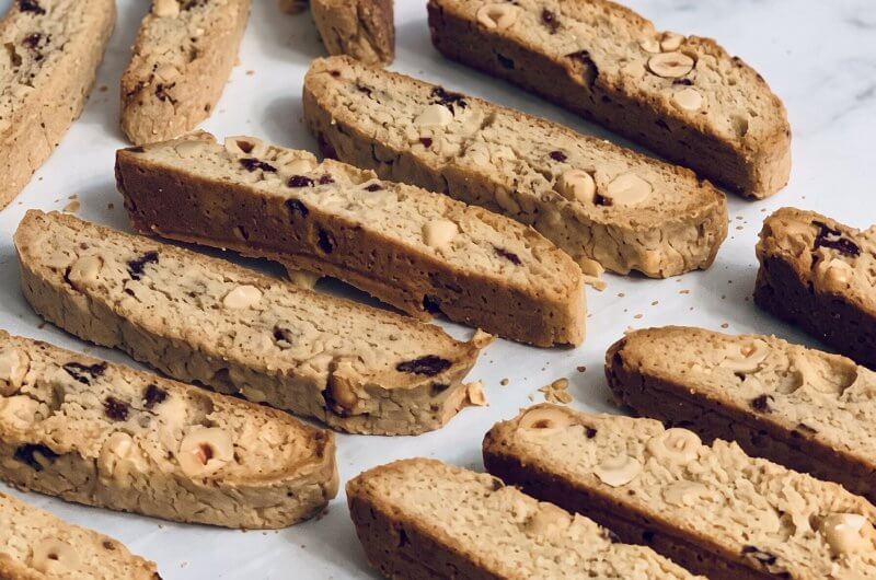 Cinnamon Hazelnut Biscotti