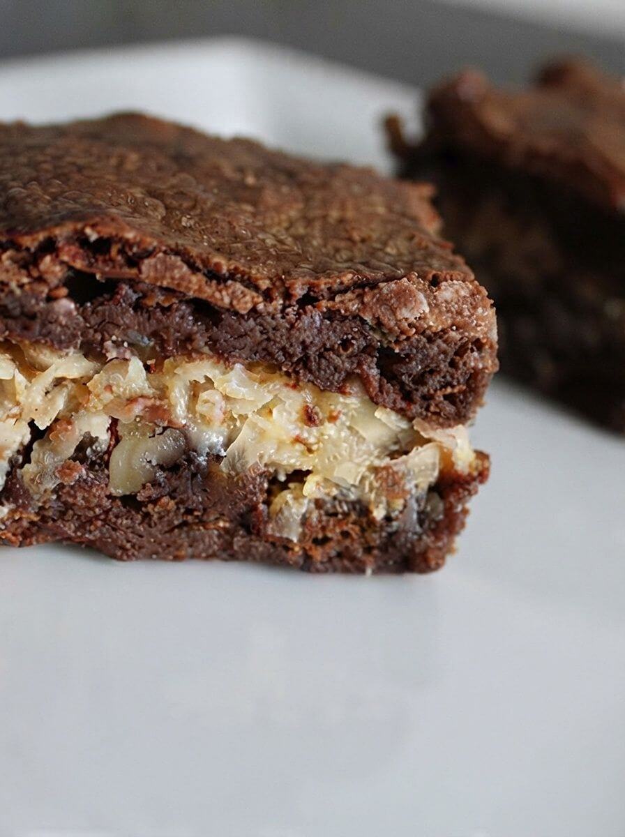 Coconut Macaroon Brownies