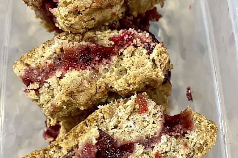 Cranberry Crumble Bars