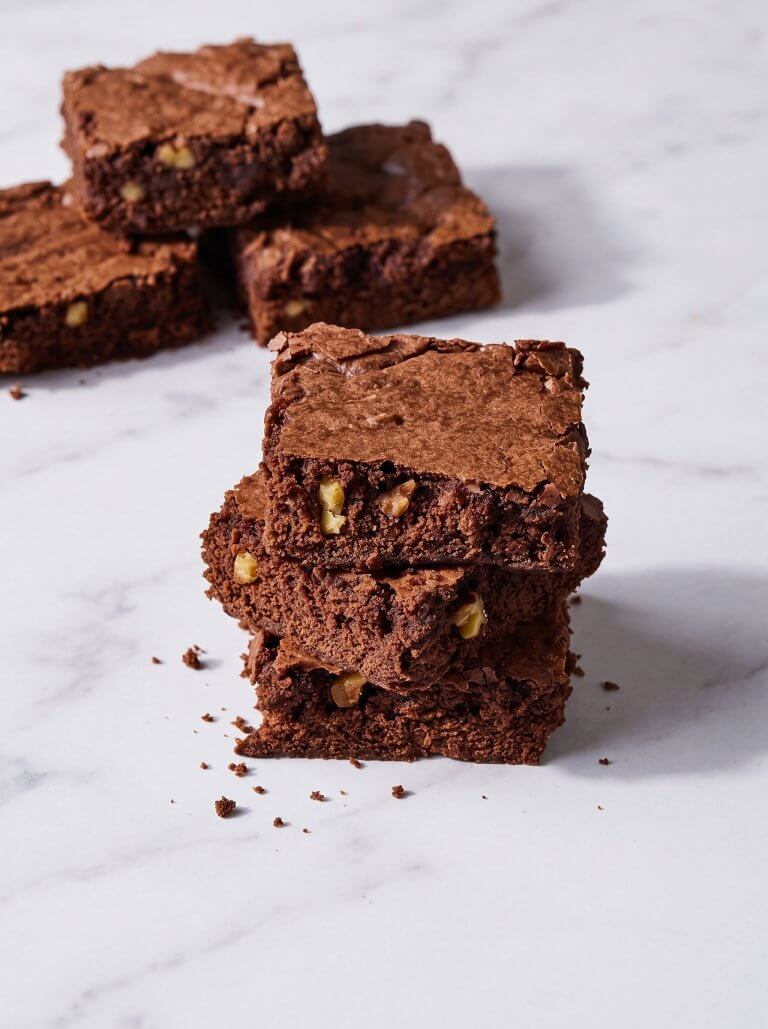 Egg-Free Chocolate Walnut Brownies