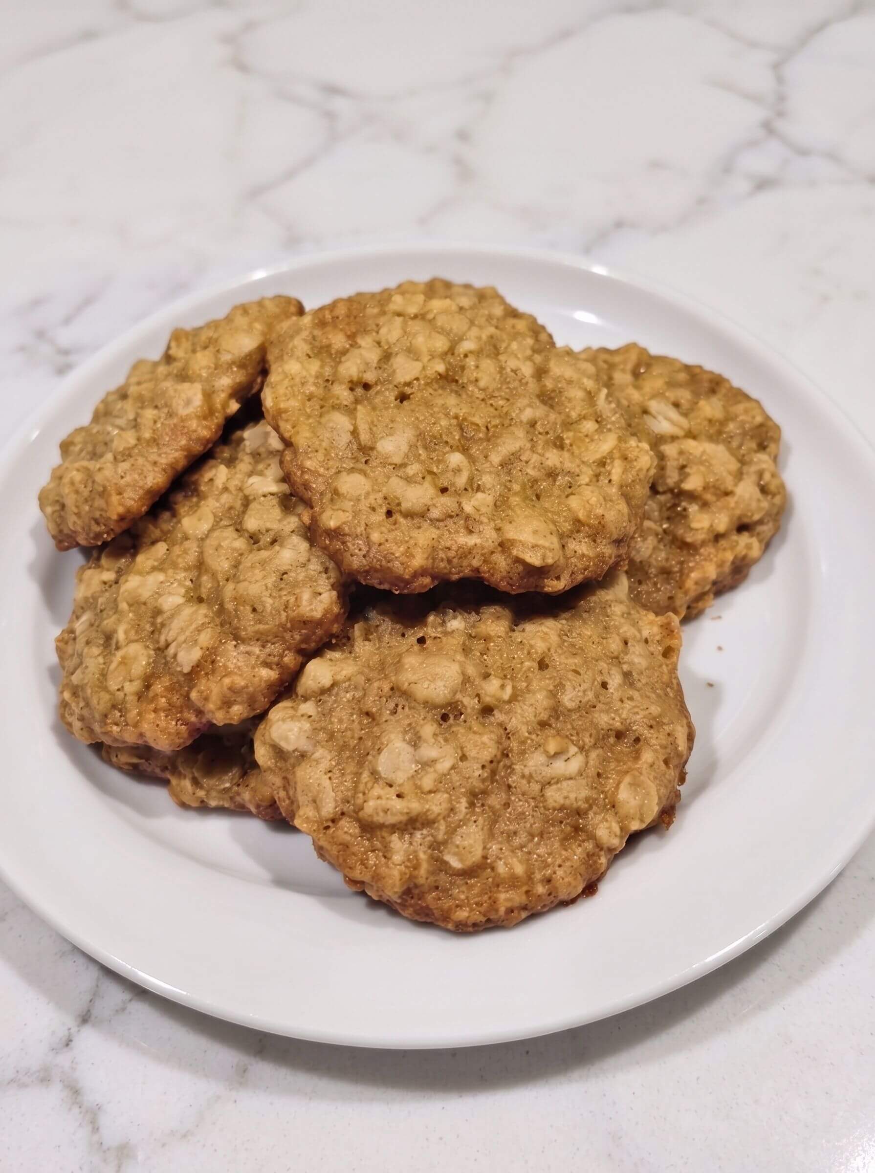 The Best Chewy Oatmeal Walnut Cookies
