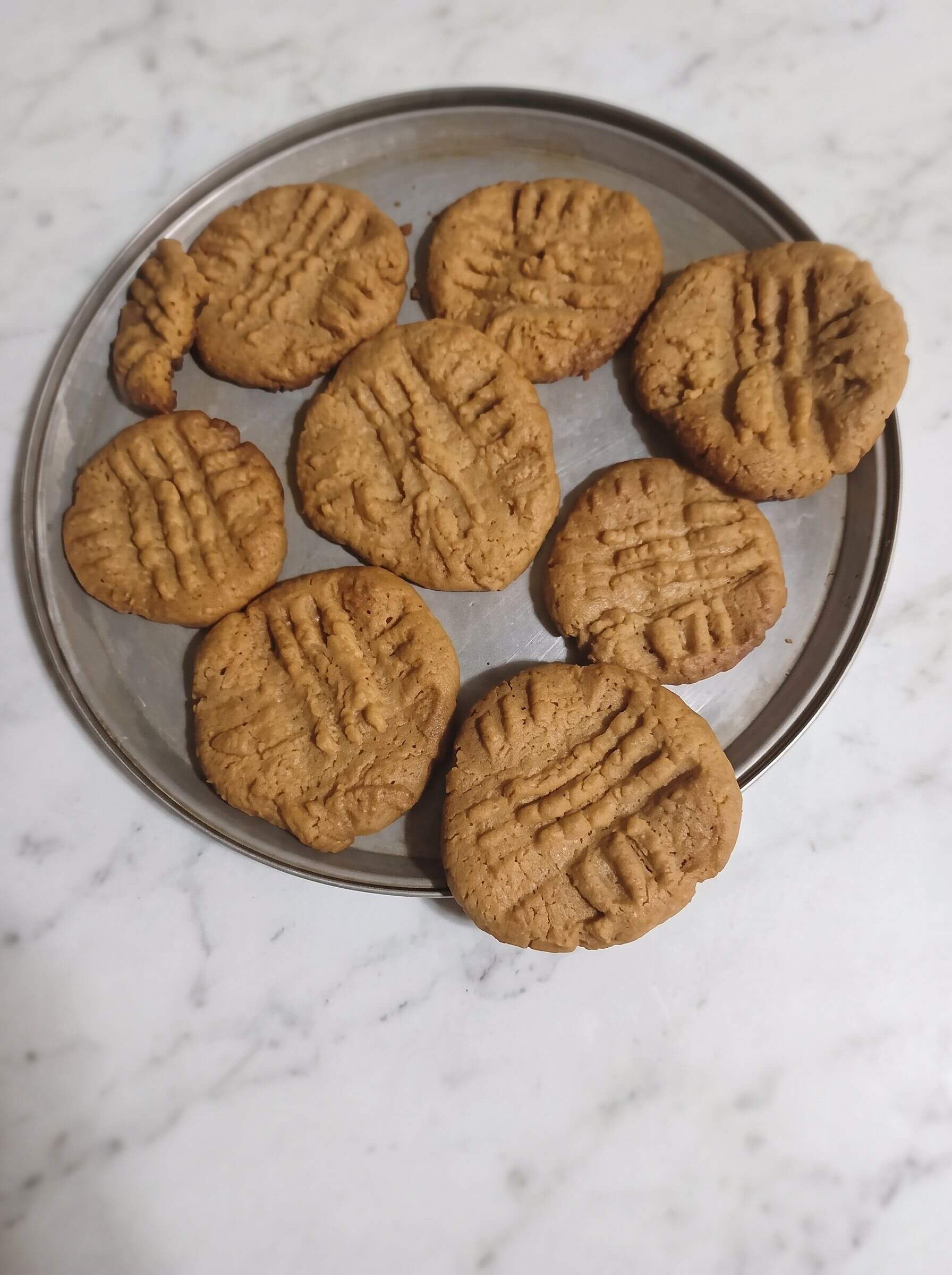 Flourless Peanut Butter Cookies