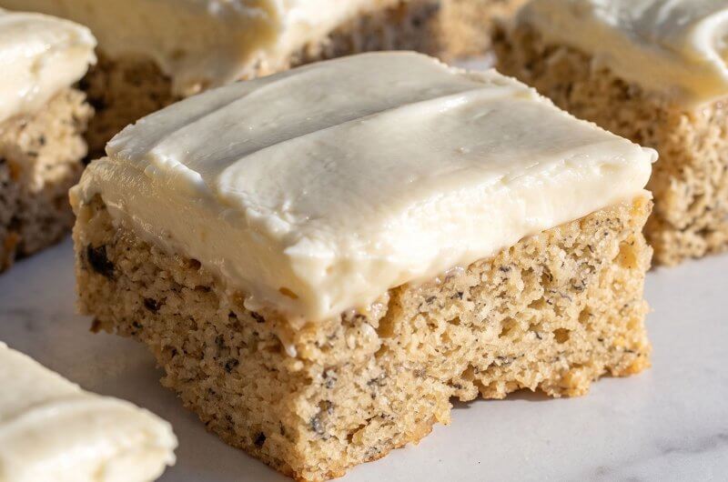 Frosted Banana Bars