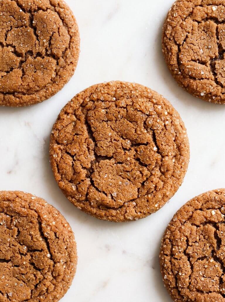 Soft Molasses Cookies