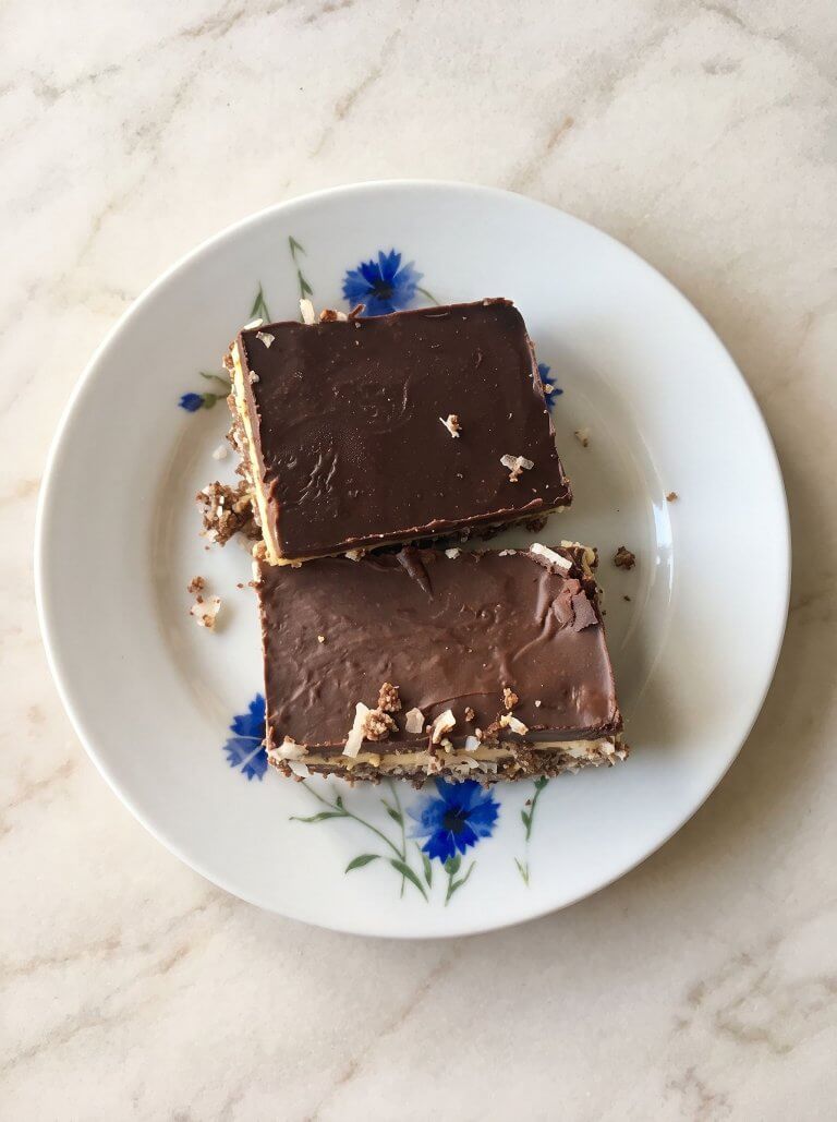 Classic No-Bake Nanaimo Bars