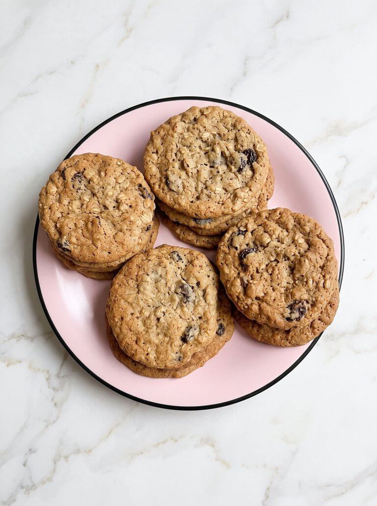 Raisin Oatmeal Pecan Cookies