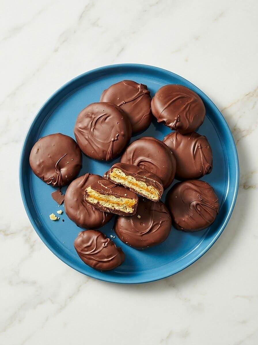 Chocolate Peanut Butter Ritz Cracker Cookies