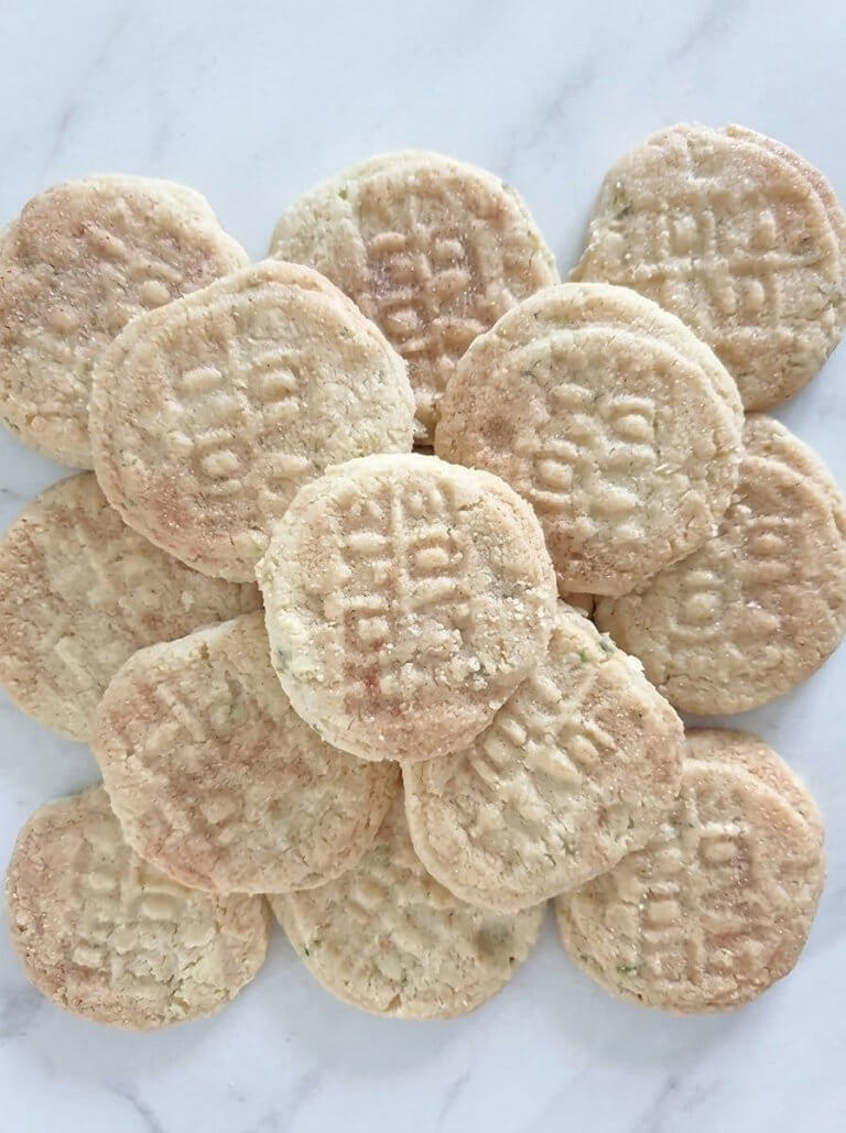 Rosemary Shortbread Cookies