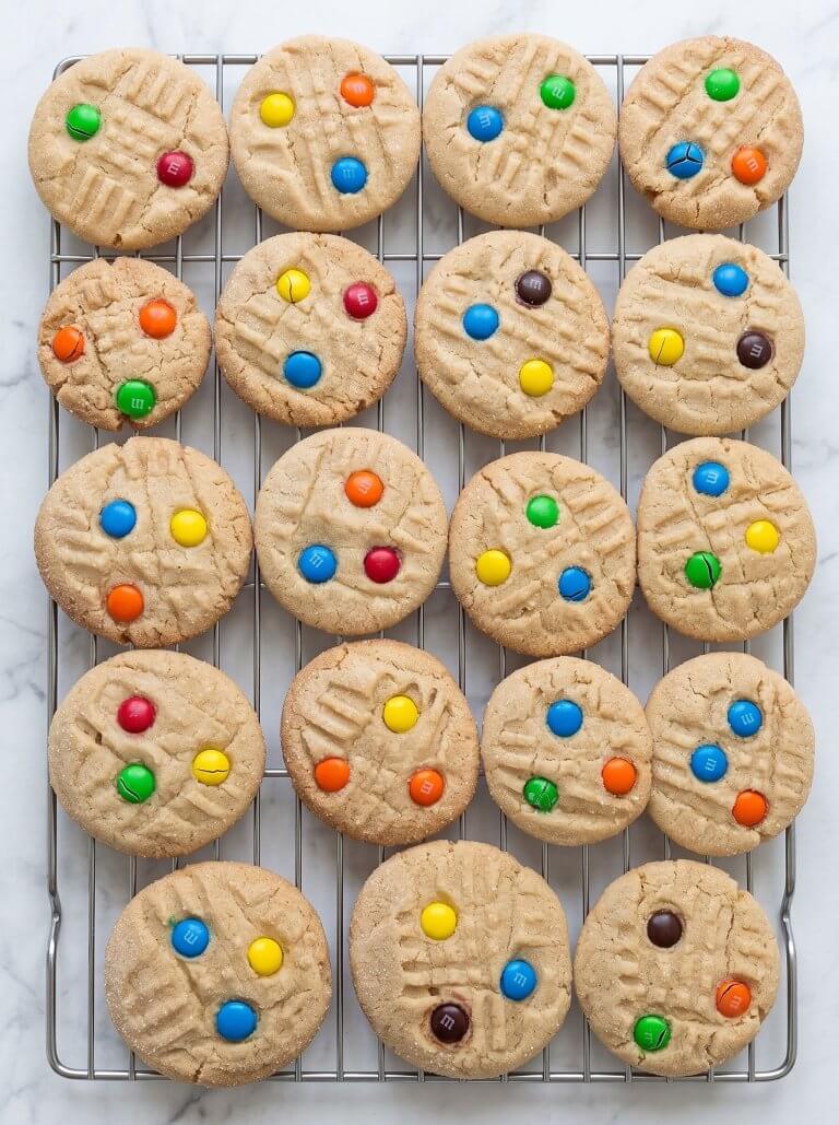 Soft and Chewy Peanut Butter Cookies