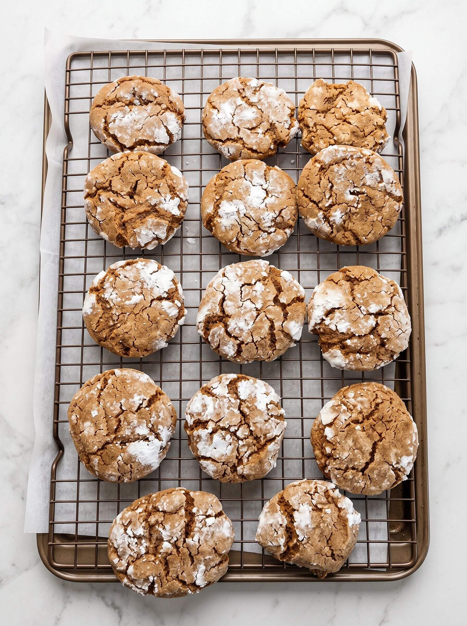 Soft and Chewy Molasses Cookies