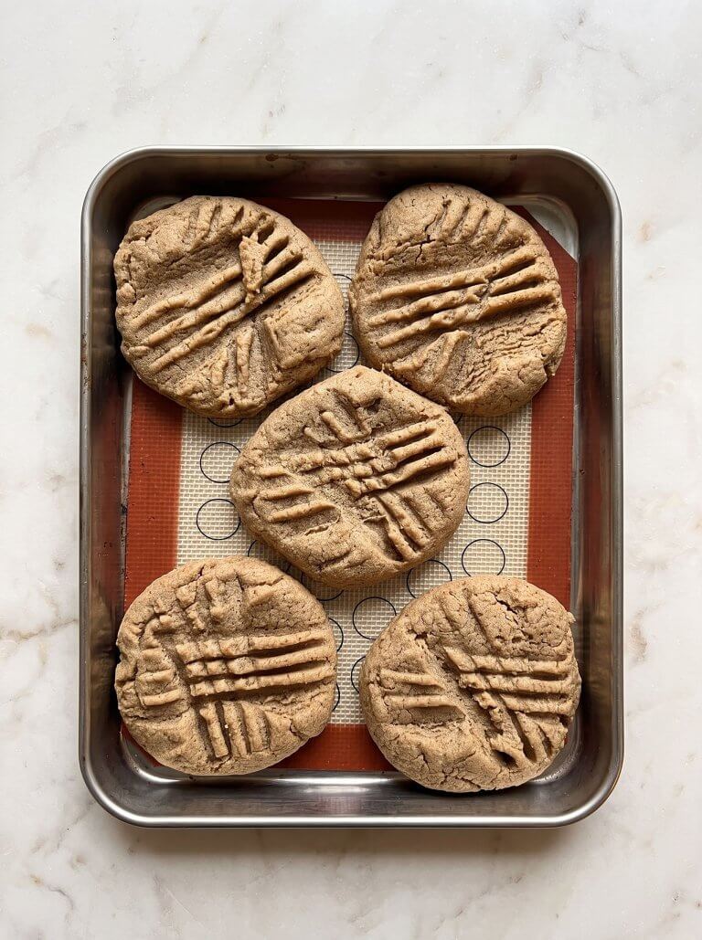 Sugar-Free Peanut Butter Cookies
