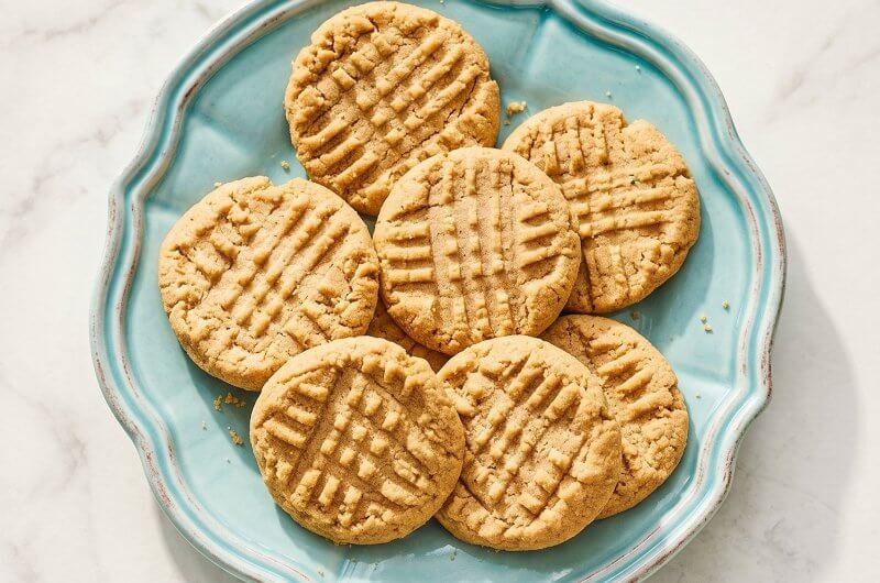 Three-Ingredient Peanut Butter Cookies