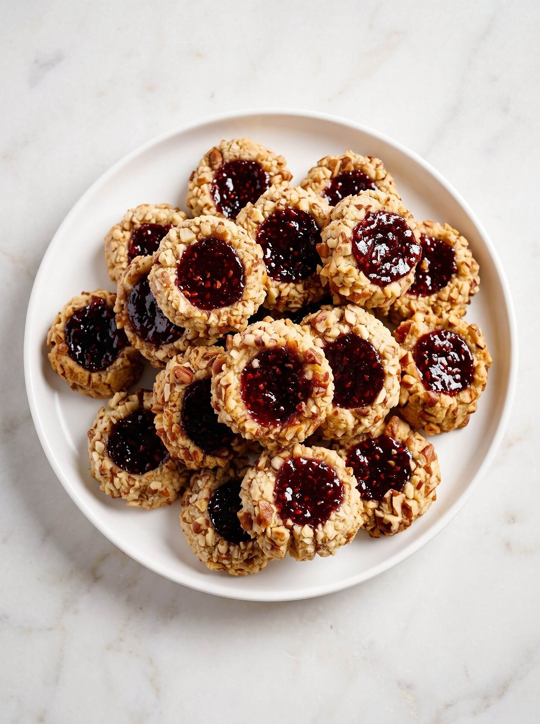 Classic Buttery Jam Thumbprint Cookies
