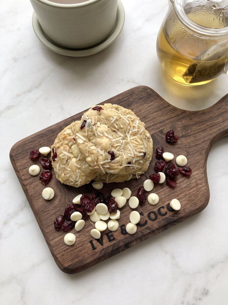 White Chocolate Macadamia Cranberry Cookies